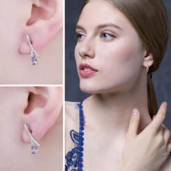 alexandrite earrings156-03