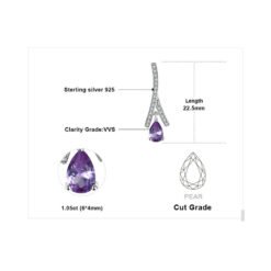 alexandrite earrings156-05