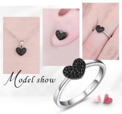black spinel jewelry 117-02