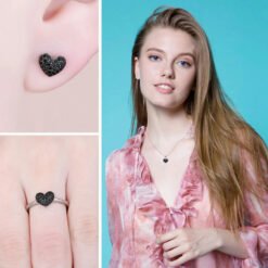 black spinel jewelry 117-04