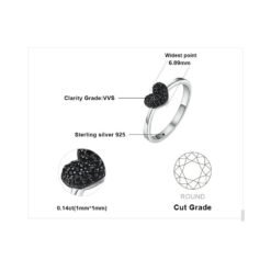 black spinel jewelry 117-06
