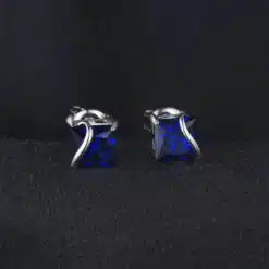 blue earrings 174-02