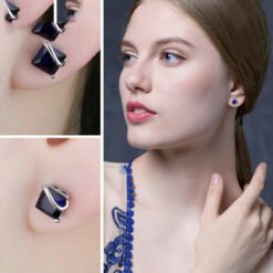 blue earrings 174-03