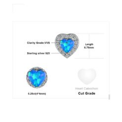 blue opal earrings 182-05