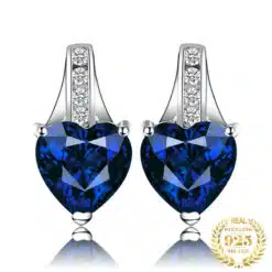 blue sapphire earrings 134-01