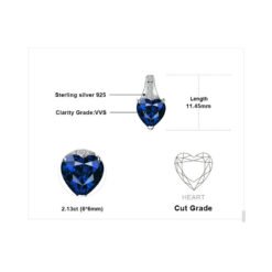 blue sapphire earrings 134-02