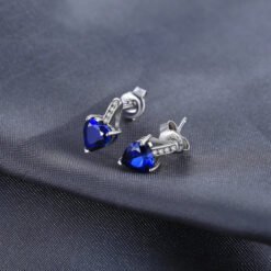blue sapphire earrings 134-04