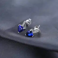 blue sapphire earrings 134-04