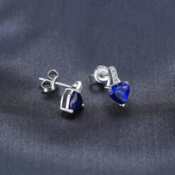 blue sapphire earrings 134-06