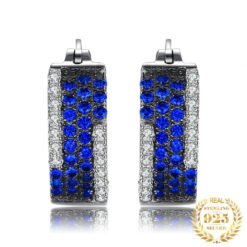 blue spinel earrings 129-01