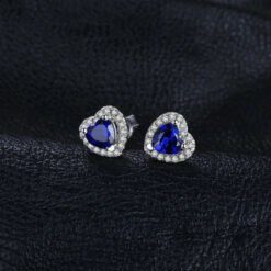 blue stone earrings 188-02