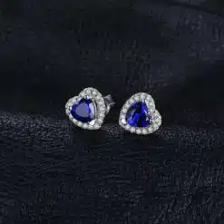 blue stone earrings 188-02