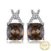 brown stone earrings 225-01