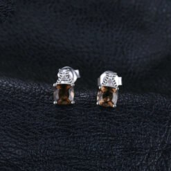 brown stone earrings 225-02