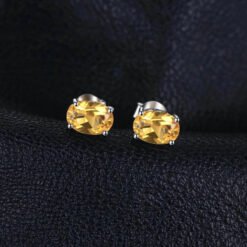citrine earrings 184-02