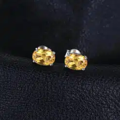 citrine earrings 184-02