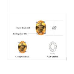 citrine jewelry 122-02