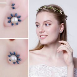 cultured pearl earrings 141-03