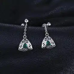 drop emerald earrings 150-02