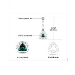 drop emerald earrings 150-06