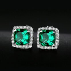 emerald studs 212-02