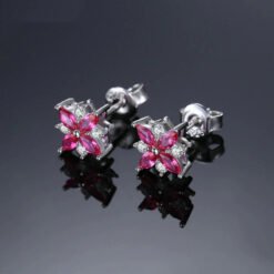 flower earrings 213-04