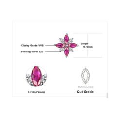 flower earrings 213-05