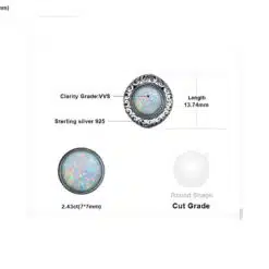 gemstone jewelry set 124-04