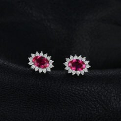 halo stud earrings 193-02