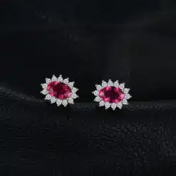 halo stud earrings 193-02