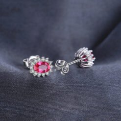 halo stud earrings 193-04