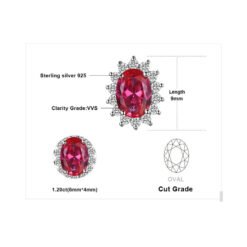 halo stud earrings 193-05