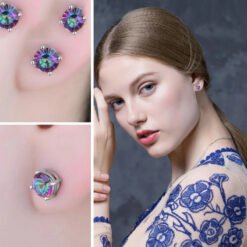 multi colored earrings 229-03