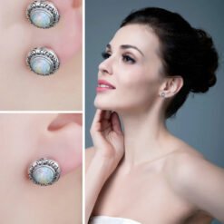 opal earrings 209-03