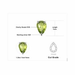 pear shaped earrings 238-04