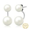 pearl earrings stud 147-01