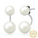 Pearl Earrings Stud Freshwater 925 Sterling Silver