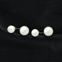 pearl earrings stud 147-02