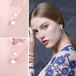 pearl earrings stud 147-03