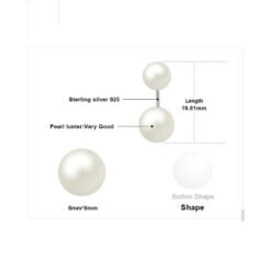 pearl earrings stud 147-05