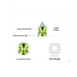 peridot earrings 196-05