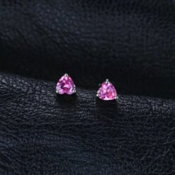 pink sapphire earrings 151-03