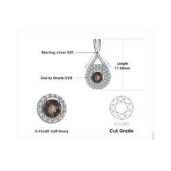 quartz earrings studs 158-05