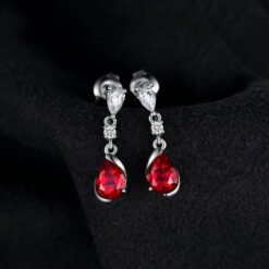 ruby Drop Earrings 149-02