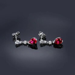 ruby Drop Earrings 149-04