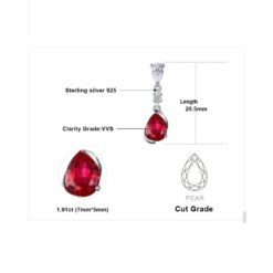 ruby Drop Earrings 149-05