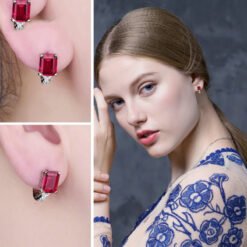 ruby earrings 131-03
