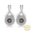 silver earrings for women 214-01
