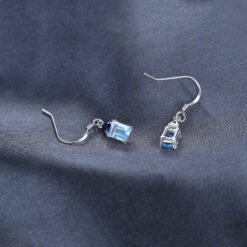 sky blue topaz earrings 137-04
