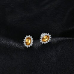 yellow earrings 203-02